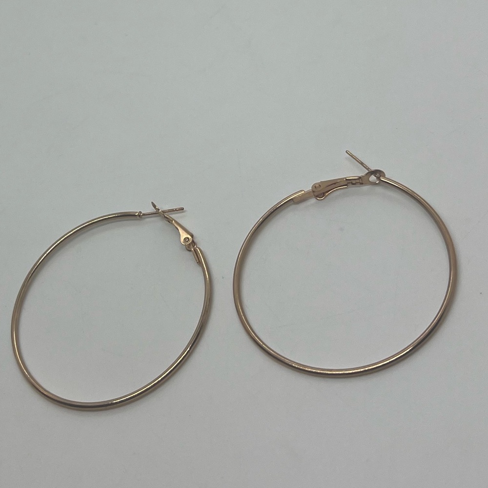 Simple Gold Hoops